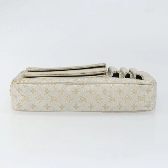 LOUIS VUITTON Monogram Shine Chain McKenna Bag Silver - Picture 3 of 15